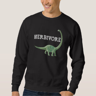 Lustiger pflanzenfressender Dinosaurier Veganer Ve Sweatshirt