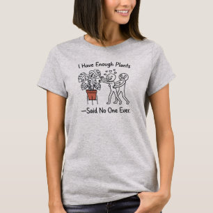 Lustiger Pflanzenliebhaber Monstera-Enabler Humor T-Shirt