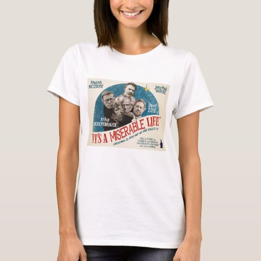 Lustiger Philosophieexistentialism-T - Shirt (Vorderseite)