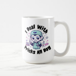 Lustiger Phlebotomist Kawaii Vampir Sarkastischer  Kaffeetasse
