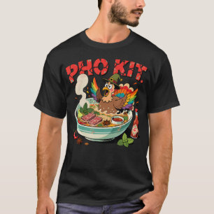 Lustiger Pho-Kit Truthahn-Schale am Danktag für je T-Shirt
