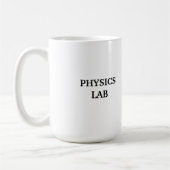 Lustiger Physik-Labrador Kaffeetasse (Links)
