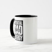 Lustiger Physik-Spruch mit Papa-Potenzial Tasse (Vorderseite Links)
