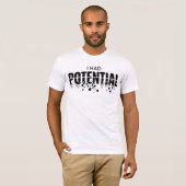 Lustiger Physiklehrer, ich hatte Potenzial Humor T-Shirt (Vorne ganz)
