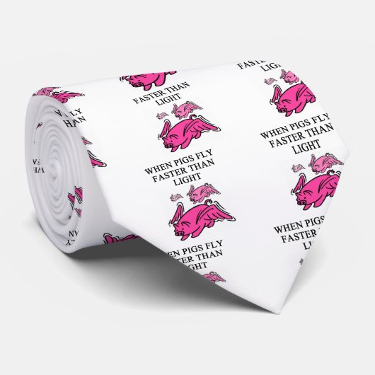 lustiger Physikwitz Krawatte (Gerollt)