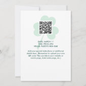 Lustiger Pi-Day-QR-Code-St.-Patricks-Day-Pub-Party Einladung (Rückseite)