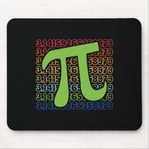 Lustiger Pi-Tag 3.14 Pi-Symbol Spiralzahl Mathe-Li Mousepad