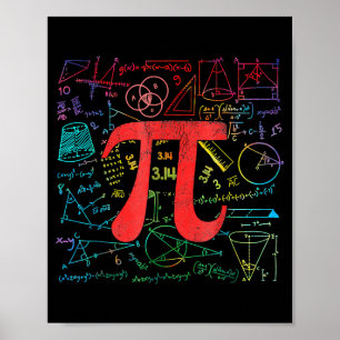 Lustiger Pi-Tag Mathe-Gleichung Mathe-Lehrer Schül Poster