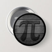 LUSTIGER PI-TAG SCHWARZ WEISS BUTTON (Vorne & Hinten)