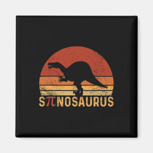 Lustiger Pi-Tag-Wortspiel Spinosaurus Dinosaurier  Magnet
