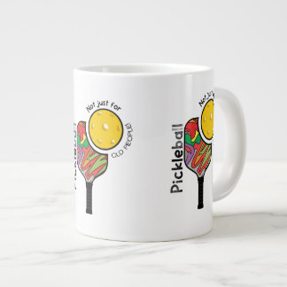Lustiger Pickleball-Becher für Spieler jeden Alter Jumbo-Tasse