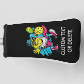 lustiger Pickleball Golf Headcover (Vorderseite)