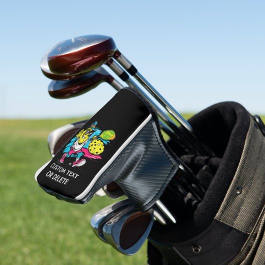 lustiger Pickleball Golf Headcover (In Situ)