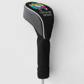 lustiger Pickleball Golf Headcover (angewinkelt)