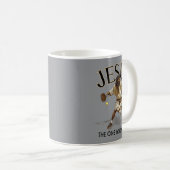 Lustiger Pickleball Jesus, der, der serviert Kaffeetasse (VorderseiteRechts)
