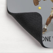 Lustiger Pickleball Jesus, der, der serviert Mousepad (Ecke)
