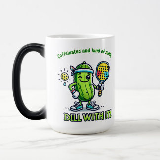 Lustiger Pickleball-Kaffeebecher Trinkgeschirr Küc Verwandlungstasse