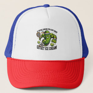 Lustiger Pickleball-Liebhaber-Witz mit einem Pickl Truckerkappe