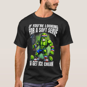 Lustiger Pickleball-Liebhaber-Witz mit einer Gurke T-Shirt