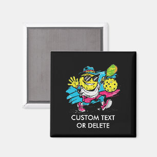 lustiger Pickleball Magnet