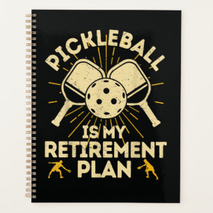 Lustiger Pickleball Mein Rentenplan Vintage Planer