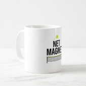 Lustiger Pickleball-Netz-Magnet-Mug Kaffeetasse (Vorderseite Links)