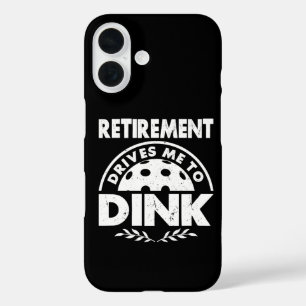 Lustiger Pickleball-Ruhestand Treibt Mich Zum Dink iPhone 16 Hülle