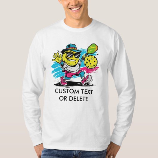 lustiger Pickleball T-Shirt (Vorderseite)