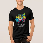 lustiger Pickleball Tri-Blend Shirt (Vorderseite)
