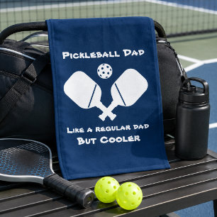 Lustiger Pickleball-Vater Sport Handtuch