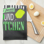 Lustiger Pickleball Witz altes Picklers Küchentuch (Viertel Falte)