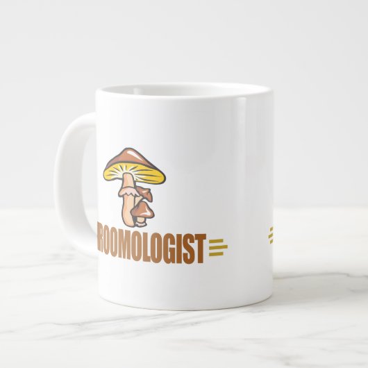 Lustiger Pilz Jumbo-Tasse (Vorderseite Links)