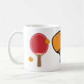 Lustiger Ping-Pong-Spruch für Spieler Kaffeetasse (Links)