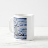 Lustiger Pinguin-Meme-Kaffeebecher – “Werde unregi Kaffeetasse (Vorderseite Links)