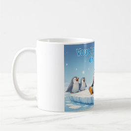 Lustiger Pinguin-Moment Kaffeetasse