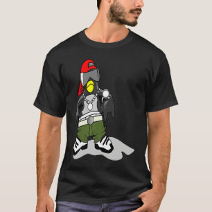 LUSTIGER PINGUIN PINGUIN TRÄGT SMOKING TANZMUSIK T T-Shirt