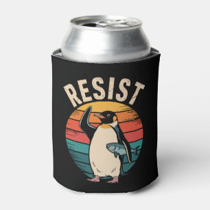 Lustiger Pinguin widersteht Protest gegen Zölle Dosenkühler