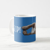 Lustiger Pit Bull Kaffeetasse (Vorderseite Links)
