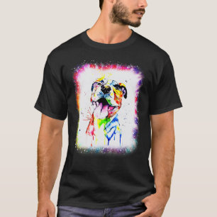Lustiger Pit bull Terrier Hund Papa Mama Junge Mäd T-Shirt