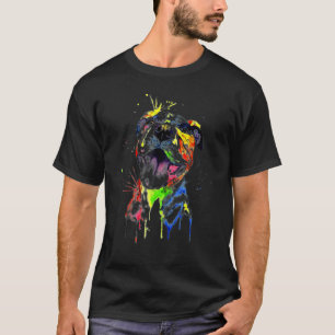 Lustiger Pit Bull Terrier Hund Vater Mutter Junge T-Shirt