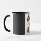 Lustiger Pizza-Überlebensmodus-Kaffeebecher | Pizz Tasse (Links)
