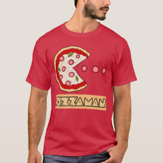 Lustiger Pizza-Wortwitz PizzamanNostalgie Gamer Vi T-Shirt