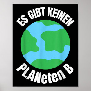 Lustiger Planet - Umweltschutz Globus Umweli Poster