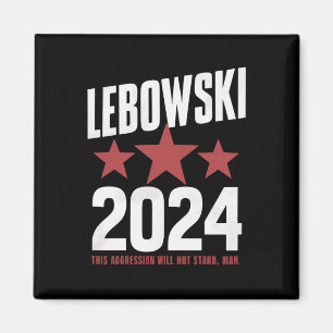 Lustiger politischer Name Lebowski Politische Wahl Magnet