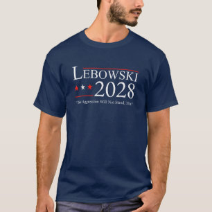 Lustiger politischer Name Lebowski Wahl Abstimmung T-Shirt