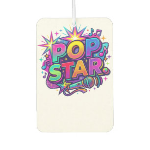 Lustiger Popcorn-Wortwitz-Grafik-T-Shirt für Popst Autolufterfrischer