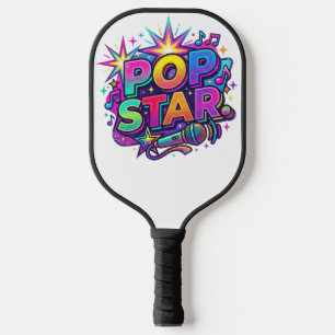 Lustiger Popcorn-Wortwitz-Grafik-T-Shirt für Popst Pickleball Schläger