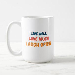 lustiger positiver Zitat inspirierende Liebe Leben Kaffeetasse