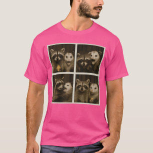 Lustiger Possum und Waschbär-Fotobooth Sierash Fer T-Shirt