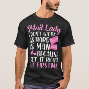 Lustiger Postbote Lustiger Briefträger Postbeamter T-Shirt